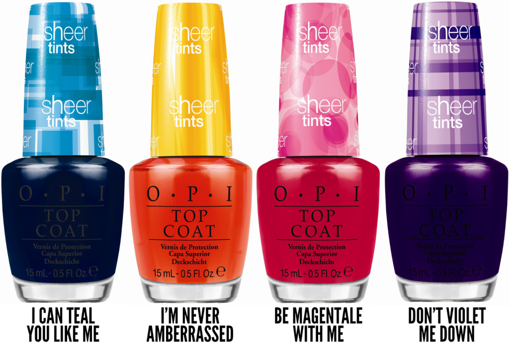 OPI Sheer Tints Collection